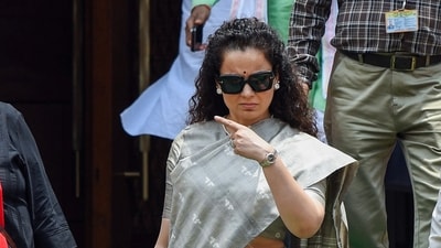 Actor and BJP MP Kangana Ranaut. (Rahul Singh) Actor and BJP MP Kangana Ranaut. (Rahul Singh)