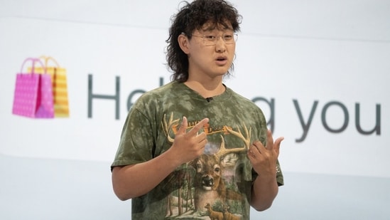 Alexandr Wang, chief AI officer of Meta Platforms Inc., during the Meta Connect event in Menlo Park, California, US. 