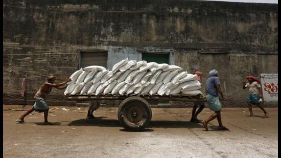 Ex-mill rates in Uttar Pradesh rose to ₹5,200 per quintal on October 12 from ₹4,600 on October 6. (REUTERS)