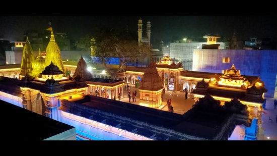 Temple complex of the Kashi Vishwanath Corridor (File)