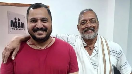 Malhar Patekar with his father, actor Nana Patekar
