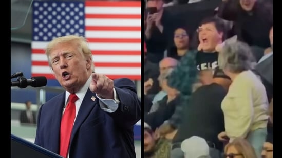 The incident took place at a rally in Youngstown, Ohio, on Monday. (PTI; X/@catrina_nortena)