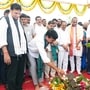 పోచారంలో ఇందిరమ్మ టవర్స్‌ నిర్మాణానికి శంకుస్థాపన
