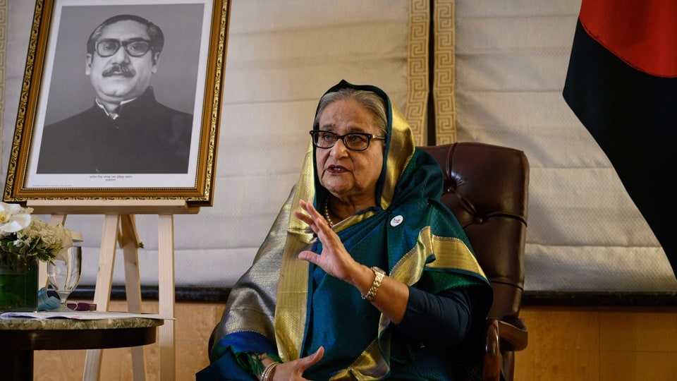 দুর্গাপুজোর আগে বাংলাদেশি হিন্দুদের বার্তা দিলেন শেখ হাসিনা। (ফাইল ছবি)