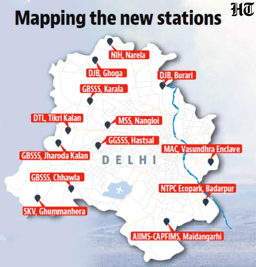 Mapping the new stations (HT Graphic)