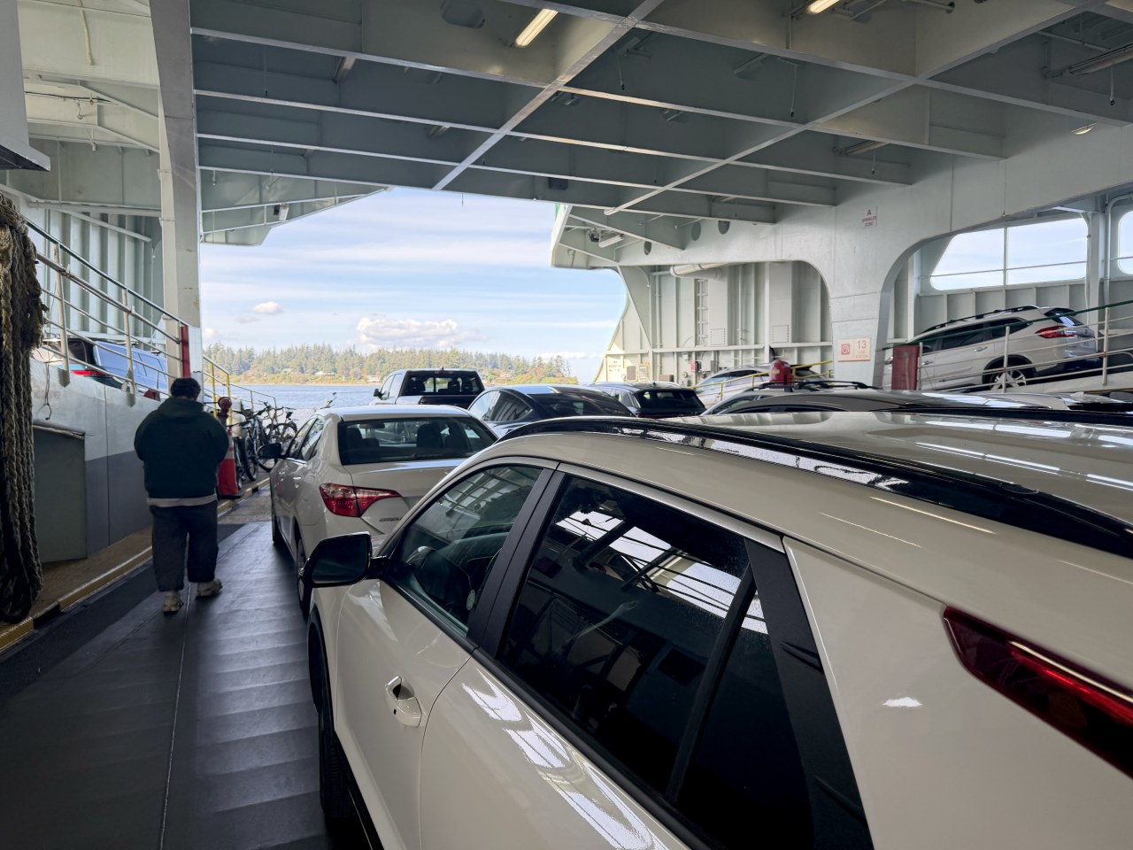My EV trip to the Olympic Peninsula started on the Bainbridge ferry. My EV trip to the Olympic Peninsula started on the Bainbridge ferry.