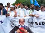 సీఈసీ రాజీనామా డిమాండ్ చేస్తూ ఇటీవల నిరసన ర్యాలీ నిర్వహించిన కాంగ్రెస్ నేతలు(MOHAMMED ALEEMUDDIN)