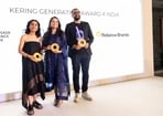 (L-R) Chandni Batra of A Blunt Story, Ashita Singhal of Paiwand, Anish Maplani of Without