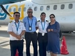 Junior First Officer Anika operated a Fly91 flight with her parents on board. 