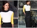 Jenna Ortega poses for photographers upon arrival at the photo call for the film Klara and the Sun in London, October 14. 