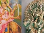 Sharad Navratri Day 6 of 2026: Maa Katyayani brings spiritual seekers.
(Photos: X, Wikipedia)