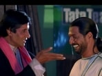 Amitabh Bachchan and Nana Patekar's still from Kohram.