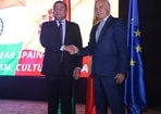 (L-R) Sibi George, Secretary (West) at the Ministry of External Affairs and Ambassador of Spain to India Juan Antonio March Pujol
