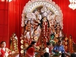 Scottish soldier-diplomat Sir John Malcolm described Navratra as a period of devotional fasting and penance dedicated to Goddess Bhawani in her manifestation as Goddess Durga. (HT FILE)