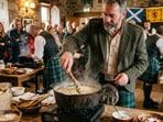 Scotland's annual porridge-making competition.
