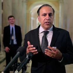 Krishnamoorthi also thanked the suspect’s co-workers for alerting the police and praised the law enforcement officers who intervened.