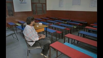 Jagjit Singh Mann, district president of the Government Teachers’ Union, said attendance had been affected across government schools. (HT Photo)