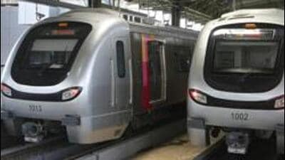 Mumbai, India - June 7, 2014:Mumbai Metro Rail preview in Mumbai, India, on Saturday, June 7, 2014. (Photo by Kalpak Pathak/ Hindustan Times) (Hindustan Times) Mumbai, India - June 7, 2014:Mumbai Metro Rail preview in Mumbai, India, on Saturday, June 7, 2014. (Photo by Kalpak Pathak/ Hindustan Times) (Hindustan Times)