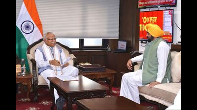 The chief minister said issues concerning Punjab State Power Corporation Limited (PSPCL), particularly coal supply and electricity, were also discussed. (HT Photo)