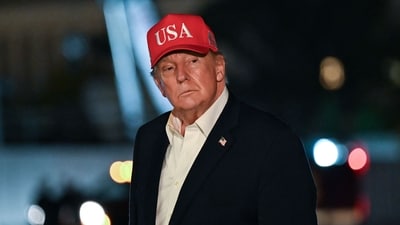 President Donald Trump has criticised Texas Democratic Senate candidate James Talarico over his absence from the campaign trail. (AFP)