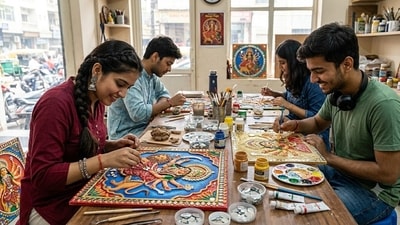 The workshops offer attendees to soak in the festive fervor through art and culture. (Photo: AI Generate (For representational purpose only))