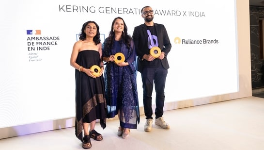 (L-R) Chandni Batra of A Blunt Story, Ashita Singhal of Paiwand, Anish Maplani of Without