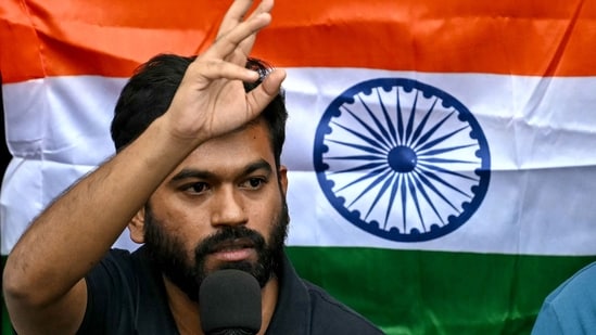  Abhijeet Dipke called for a ‘Tiranga March’ at Central Park in Delhi’s Connaught Place on October 16.