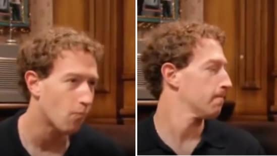 Mark Zuckerberg’s reaction after sipping Guinness. (Screengrab (X))