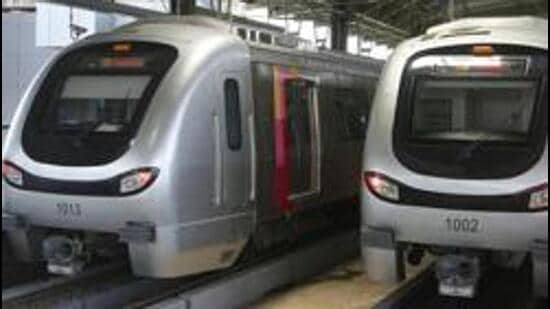 Mumbai, India - June 7, 2014:Mumbai Metro Rail preview in Mumbai, India, on Saturday, June 7, 2014. (Photo by Kalpak Pathak/ Hindustan Times) (Hindustan Times)