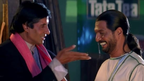 Amitabh Bachchan and Nana Patekar's still from Kohram.