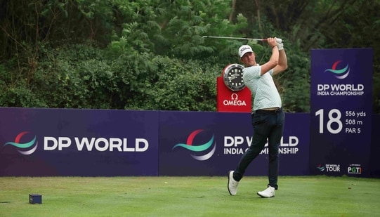Niklas Norgaard at the DP World India Championship