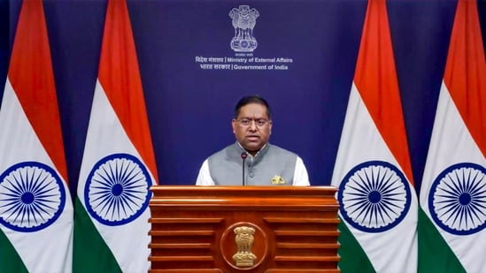 MEA spokesperson Randhir Jaiswal condemned the reported anti-Hindu and racist nature of the alleged plot.
