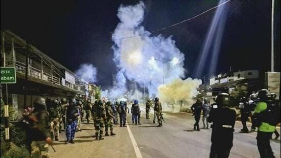 Police officers said the incident occurred at around 4 pm in the jungle between Phaikoh and Mulvailup villages, close to the Indo-Myanmar border.