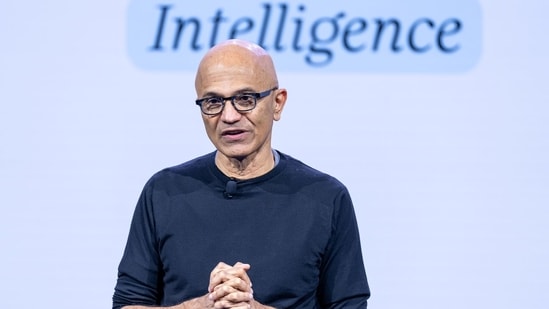 Satya Nadella, chief executive officer of Microsoft.