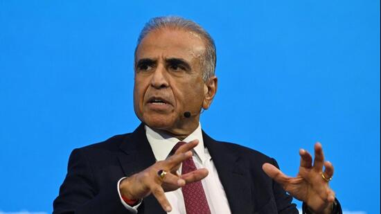Sunil Mittal, chairman of Bharti Enterprises Ltd., during the Bloomberg New Economy Forum in New Delhi, India, on October 14. (Bloomberg)