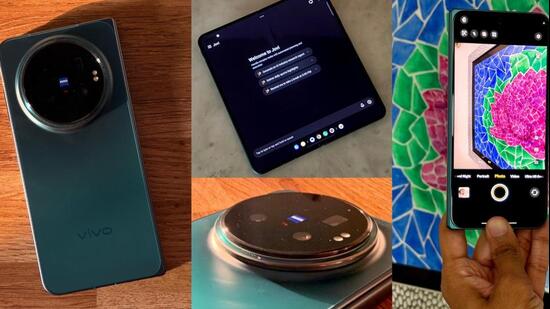 The X Fold6 feels well balanced, and attention to the little things makes a world of difference. (Vishal Mathur | HT Photo)