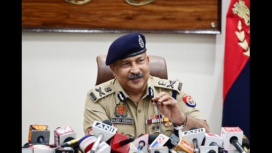 UP DGP Rajeev Krishna (HT FIle)