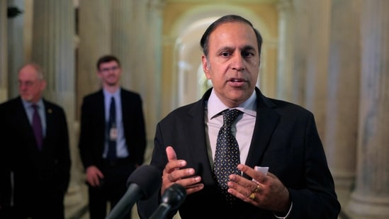 Krishnamoorthi also thanked the suspect’s co-workers for alerting the police and praised the law enforcement officers who intervened.