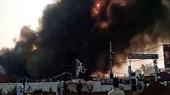 he incident occurred at Kovika Dyes and Intermediates in Phase 4 of the industrial estate (ANI)