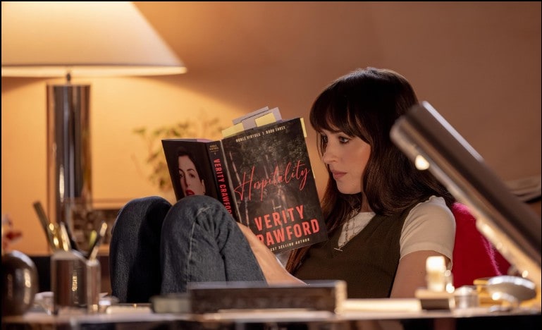 Dakota Johnson in Verity (Alisha Wetherill/Amazon MGM Studios)