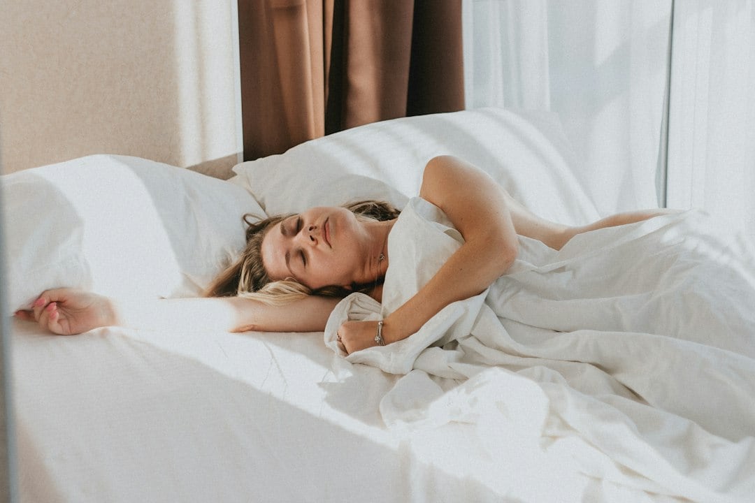 If pre-existing medical spinal conditions like lumbar disc disease or spinal stenosis are present, then sleeping on the sides may provide a more comfortable position. (Unsplash) If pre-existing medical spinal conditions like lumbar disc disease or spinal stenosis are present, then sleeping on the sides may provide a more comfortable position. (Unsplash)