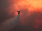 Norte Fire burns homes in San Clemente, California.