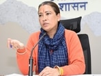 Rekha Arya women and child development minister and BJP MLA also alleged caste-based harassment and criminal intimidation in her complaint to Dehradun police. Rekha Arya women and child development minister and BJP MLA also alleged caste-based harassment and criminal intimidation in her complaint to Dehradun police.
