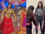 Karishma Tanna returns to stage just two months after giving birth to baby boy.