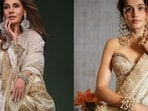 (L-R) Dimple Kapadia and Taapsee Pannu