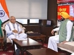 The chief minister said issues concerning Punjab State Power Corporation Limited (PSPCL), particularly coal supply and electricity, were also discussed. (HT Photo)