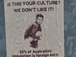 Lawmaker Dan Repacholi shared the poster on his Facebook as he condemned the act. 
