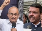 Maharashtra chief minister Devendra Fadnavis among many other BJP leaders reacted to Bhushan’s 'regime change' remarks.