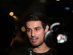YouTuber Dhruv Rathee during his press conference after meeting with senior lawyer and former Union minister Kapil Sibal on Oct 11