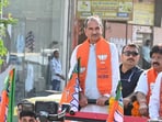 BJP Rajasthan chief Madan Rathore campaigning in Jaipur. (X/Representative)